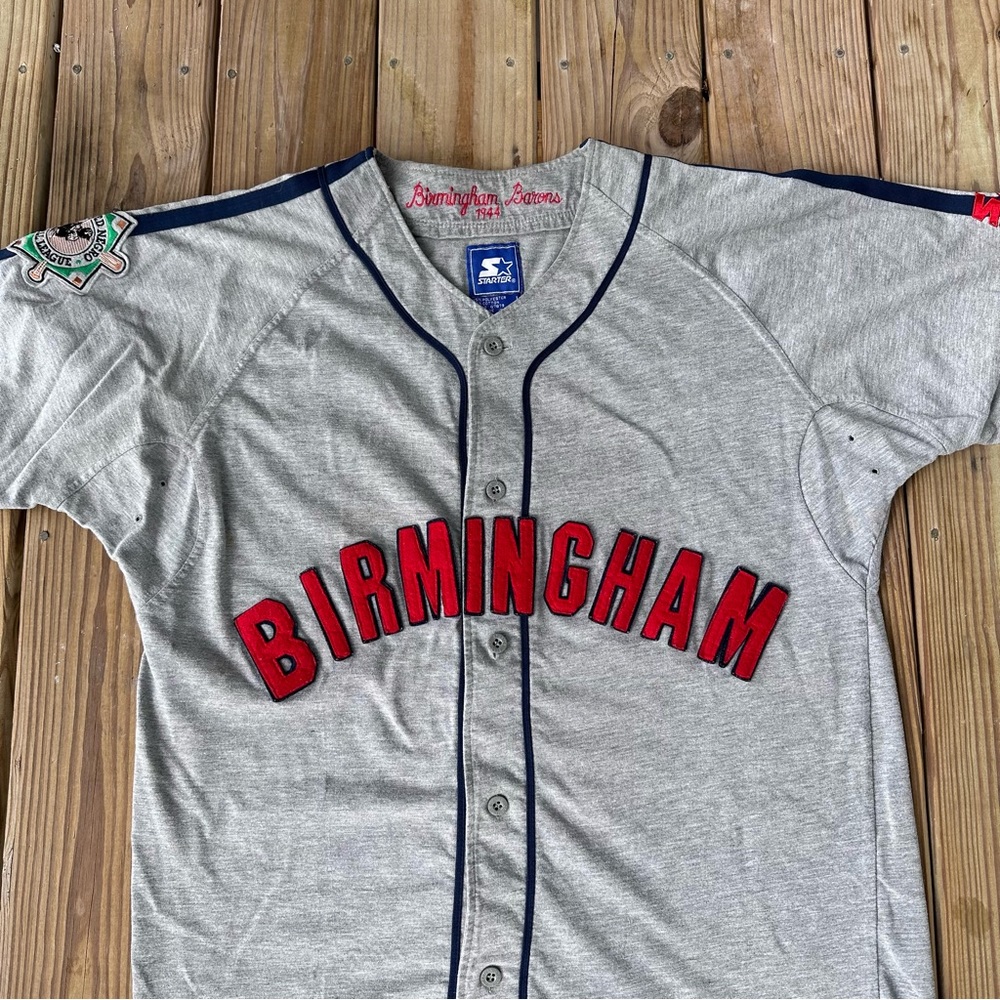 Vintage Birmingham Barons Starter Negro League 1944 Throwback Jersey Large - Picture 2 of 8